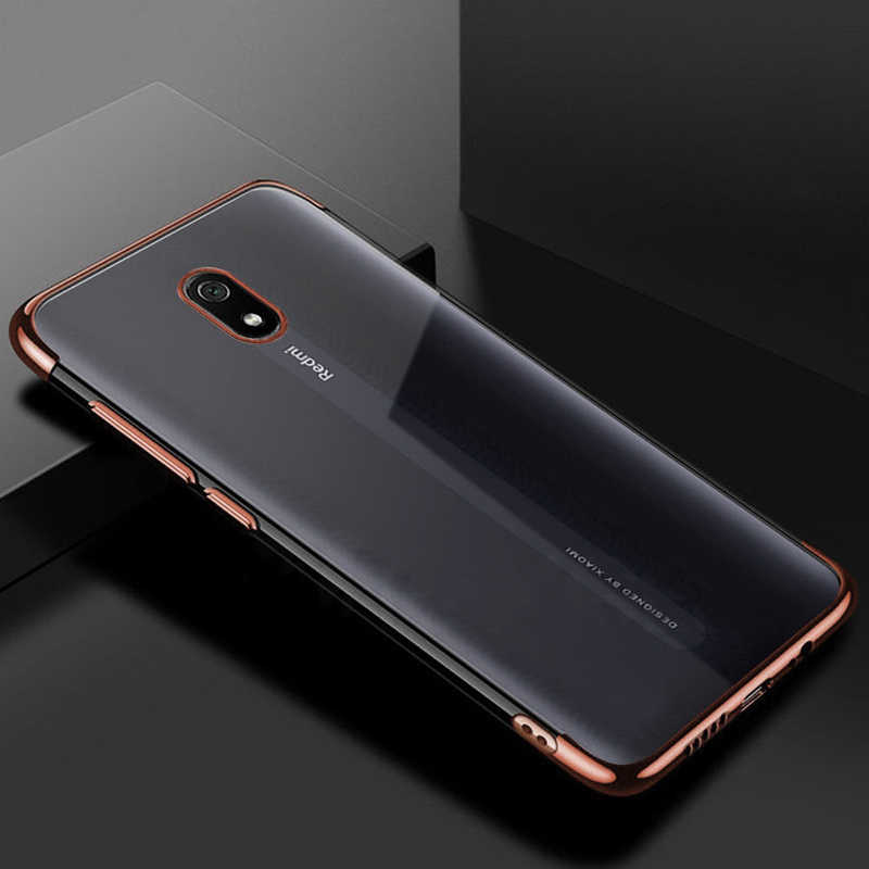 Xiaomi%20Redmi%208A%20Kılıf%20Zore%20Dört%20Köşeli%20Lazer%20Silikon%20Kapak-Rose%20gold