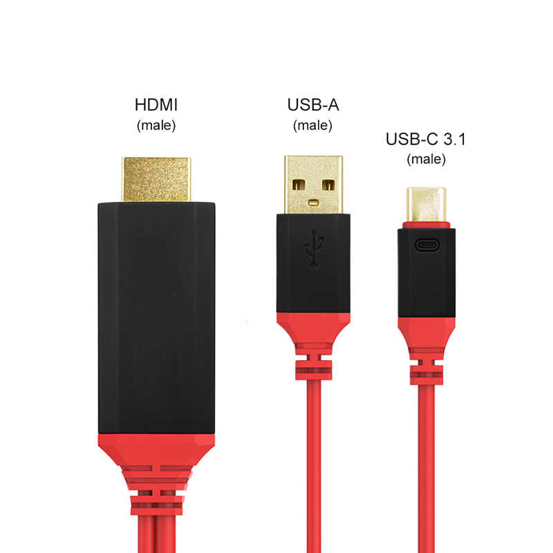 Zore%20Type-C%20HDMI%20Kablo%20Kırmızı%20Kutulu