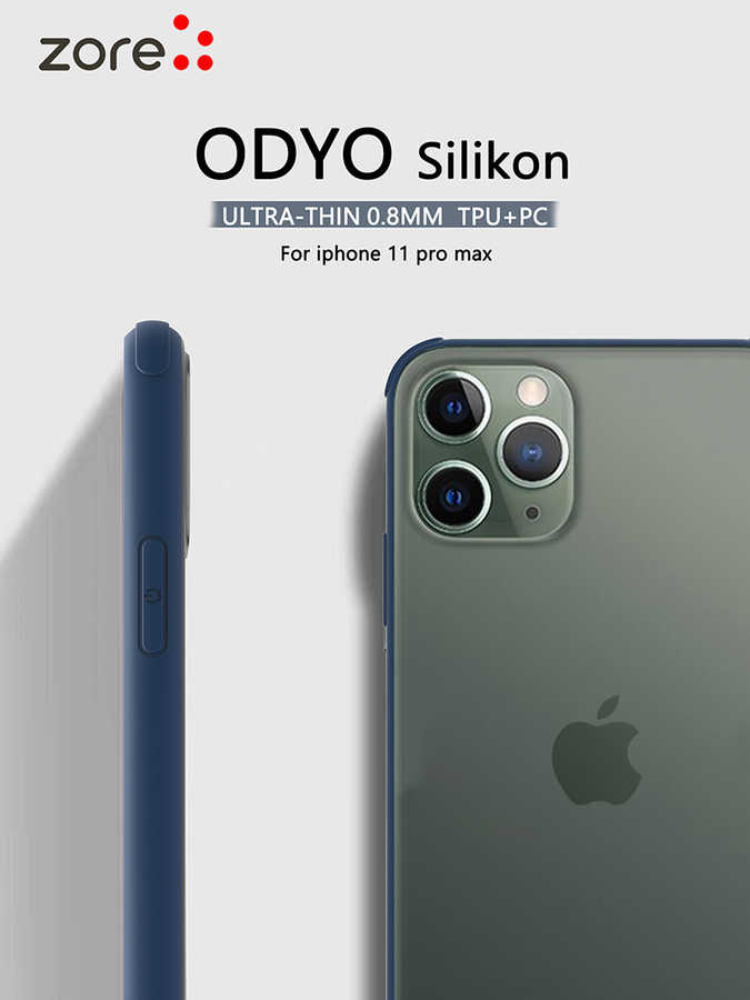 Apple%20iPhone%2011%20Pro%20Max%20Kılıf%20Zore%20Odyo%20Silikon-Lacivert