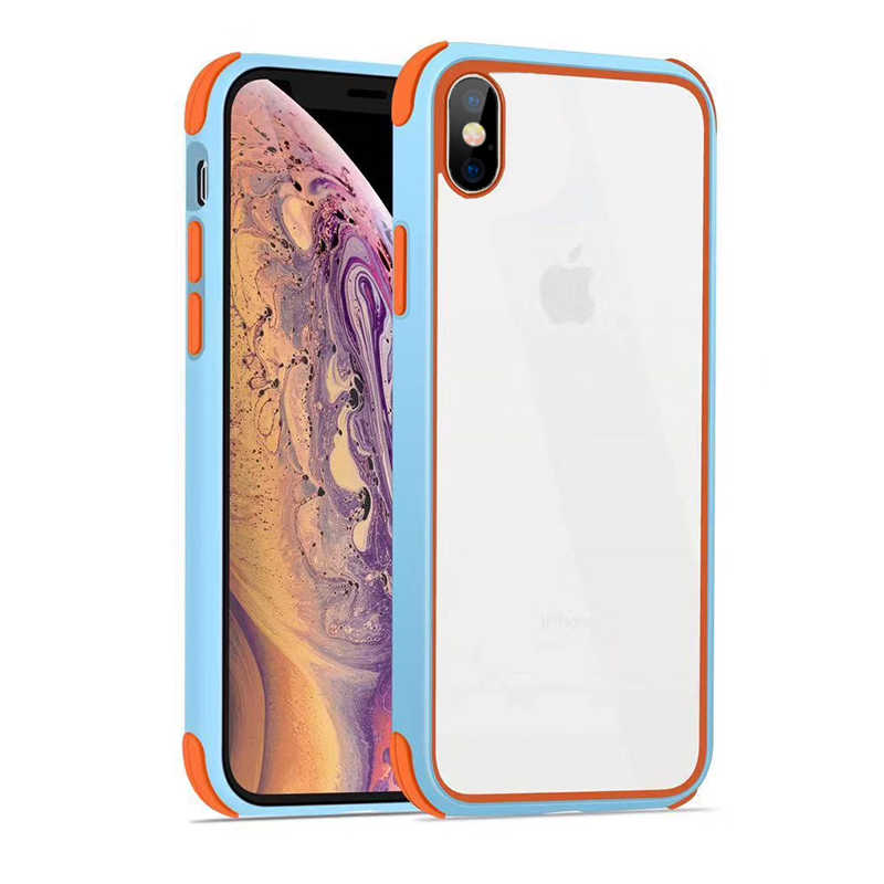 Apple%20iPhone%20X%20Kılıf%20Zore%20Tiron%20Kapak-Mavi%20açık