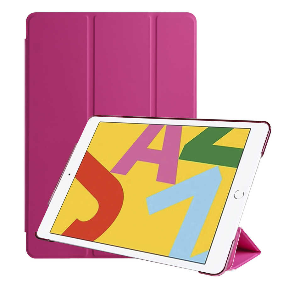 Apple%20iPad%2010.2%20(8.Nesil)%20Zore%20Smart%20Cover%20Standlı%201-1%20Kılıf-Pembe