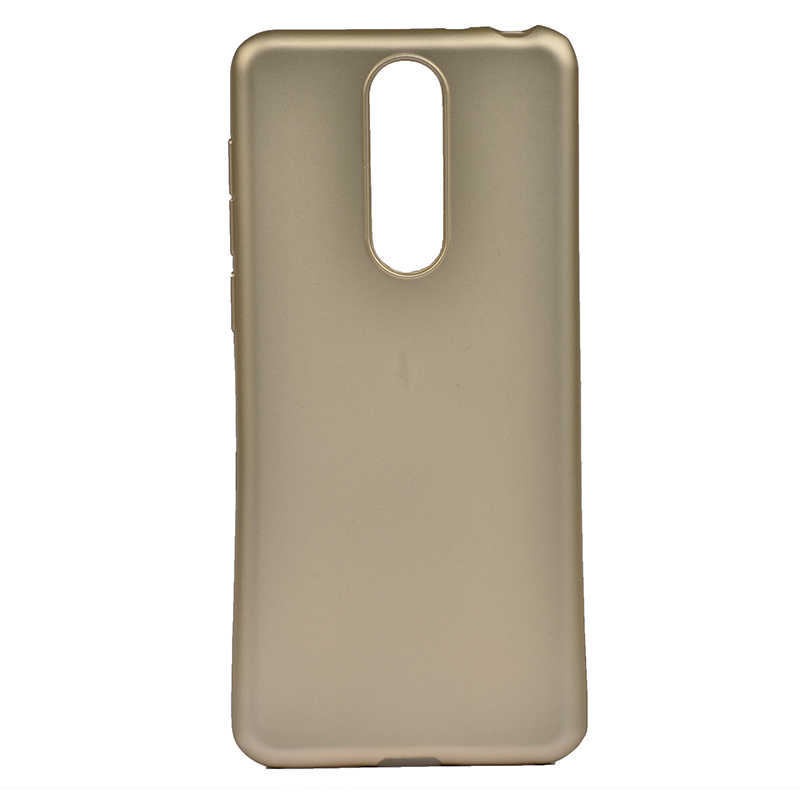 Alcatel%203%202019%20Kılıf%20Zore%20Premier%20Silikon%20Kapak-Gold