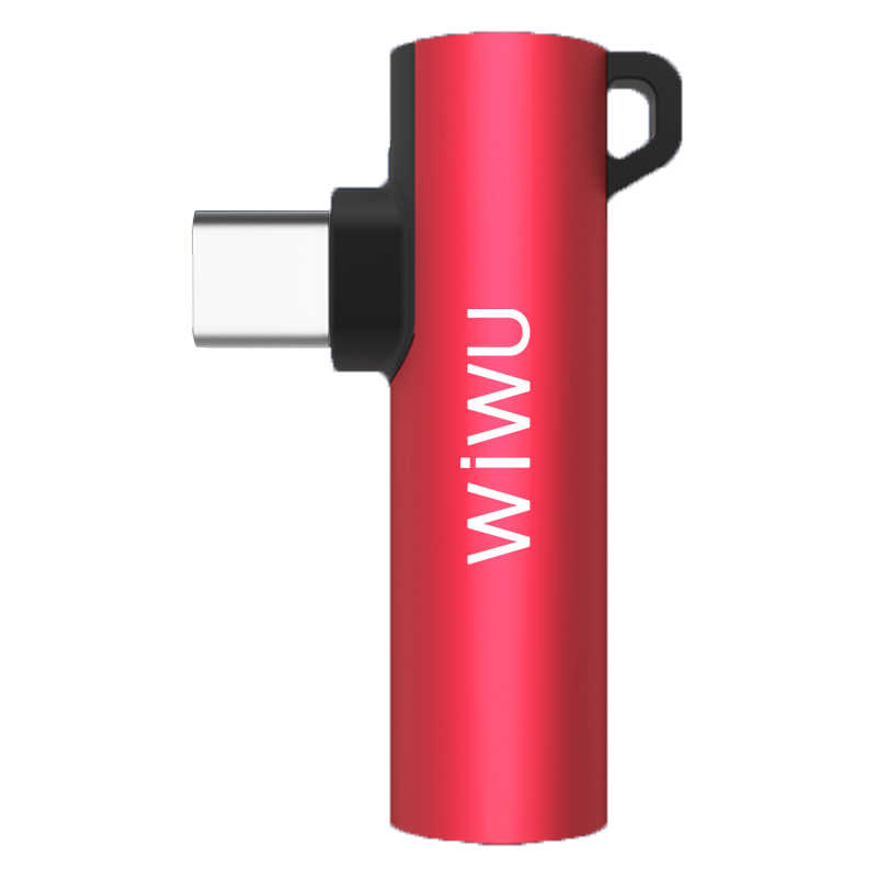 Wiwu%20ST05%20Type-C%20Ses%20Adaptörü-Kırmızı