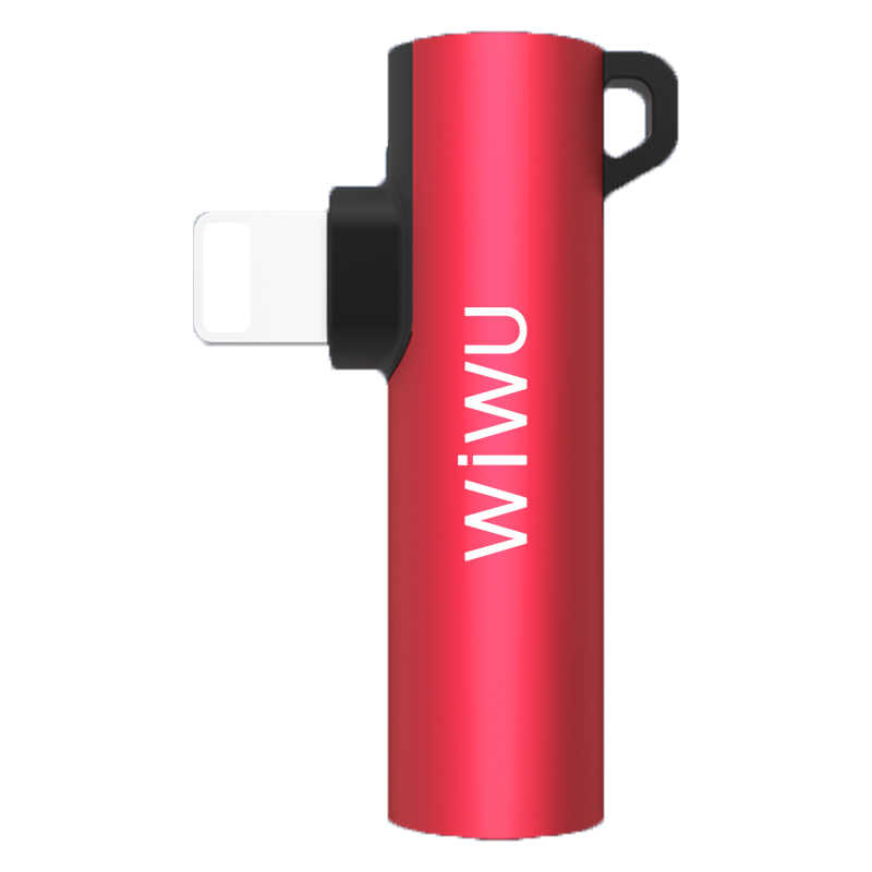 Wiwu%20ST03%20Lightning%20Ses%20Adaptörü-Kırmızı