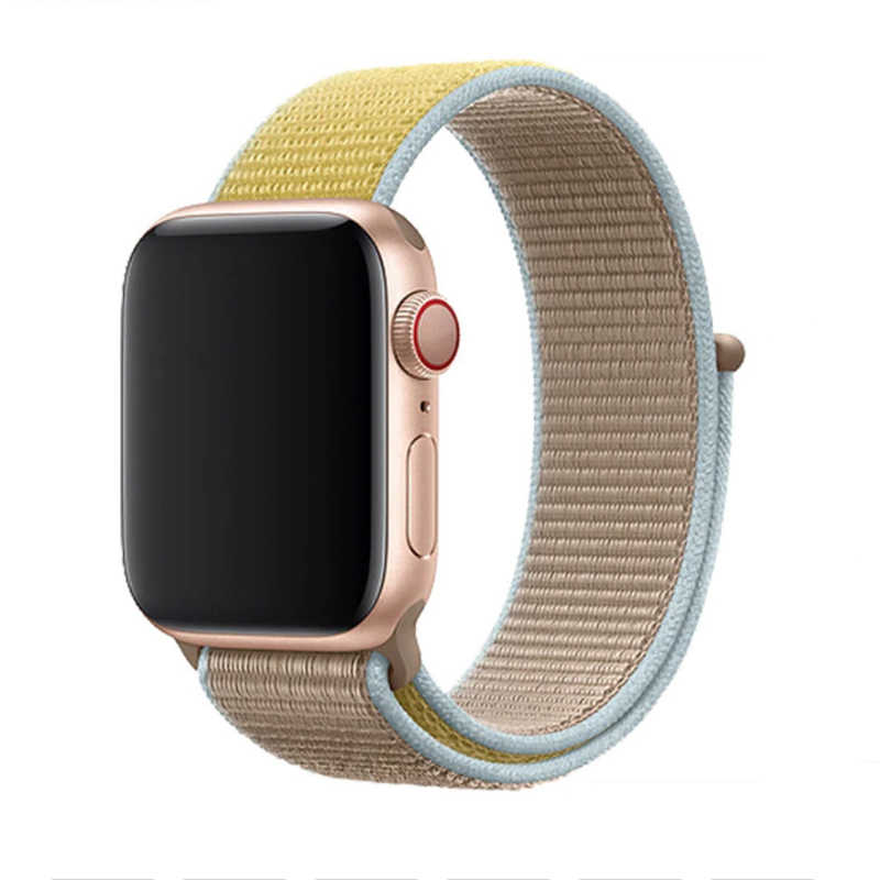 Apple%20Watch%2044mm%20Zore%20KRD-03%20Hasır%20Kordon-Gold