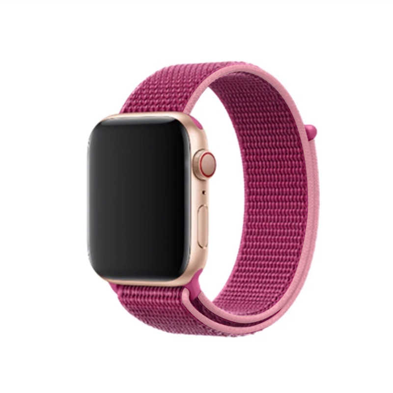 Apple%20Watch%2042mm%20Zore%20KRD-03%20Hasır%20Kordon-Pembe