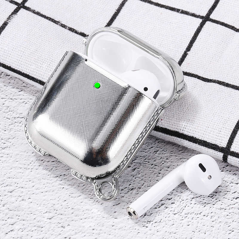 Wiwu%20Grace%20Electroplate%20Airpods%20Kılıf-Gümüş