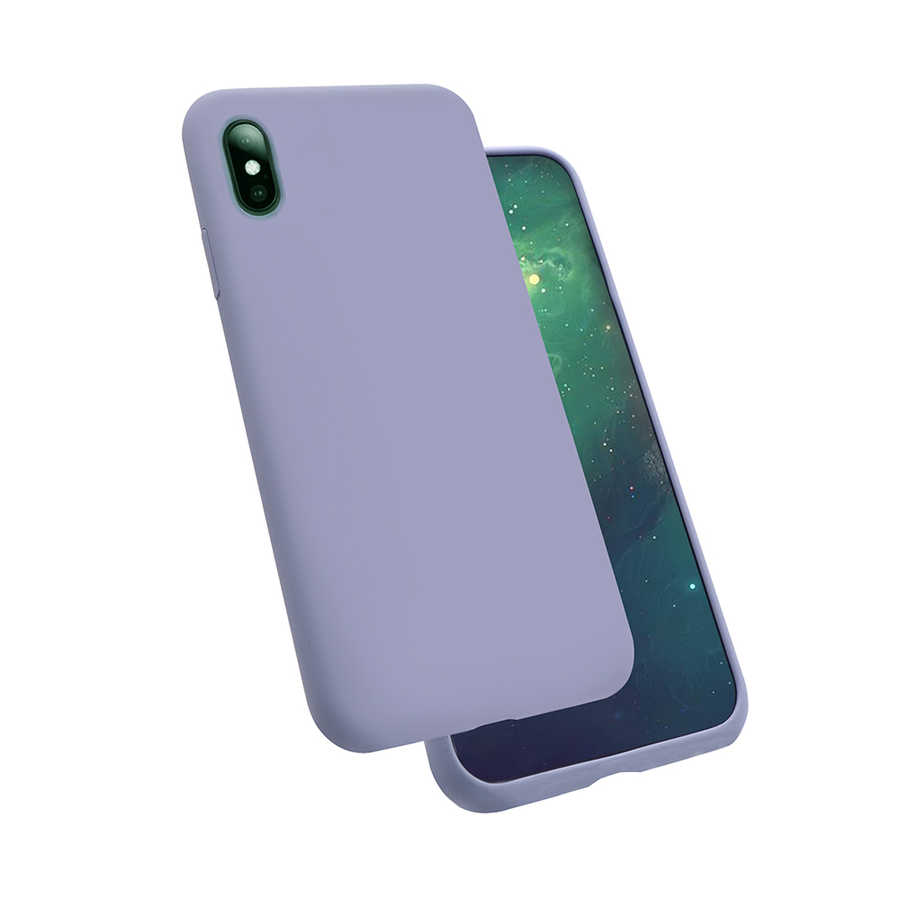 Apple%20iPhone%20X%20Kılıf%20Zore%20Silk%20Silikon-Lila