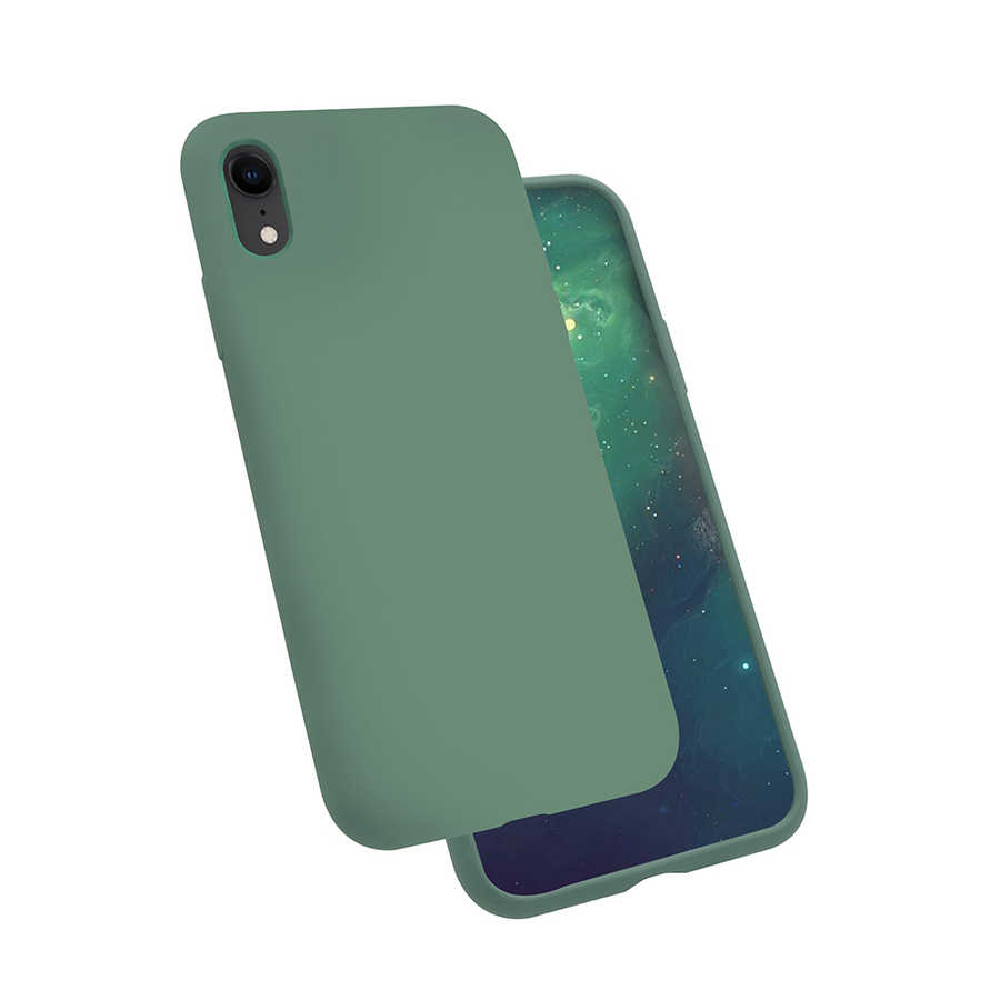 Apple%20iPhone%20XR%206.1%20Kılıf%20Zore%20Silk%20Silikon-Koyu%20yeşil