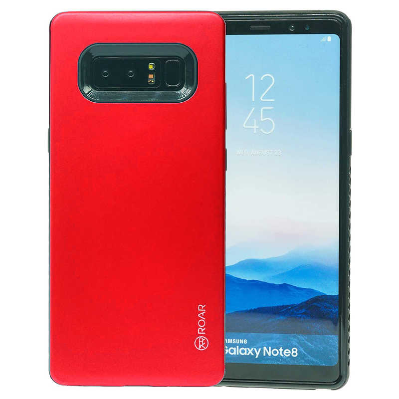 Galaxy%20Note%208%20Kılıf%20Roar%20Rico%20Hybrid%20Kapak-Kırmızı