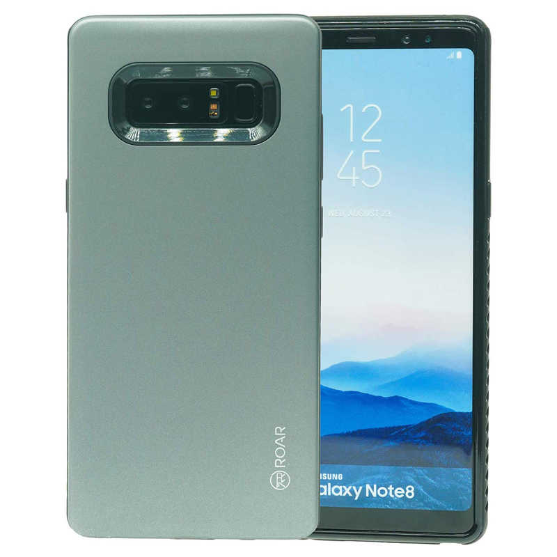 Galaxy%20Note%208%20Kılıf%20Roar%20Rico%20Hybrid%20Kapak-Koyu%20gri