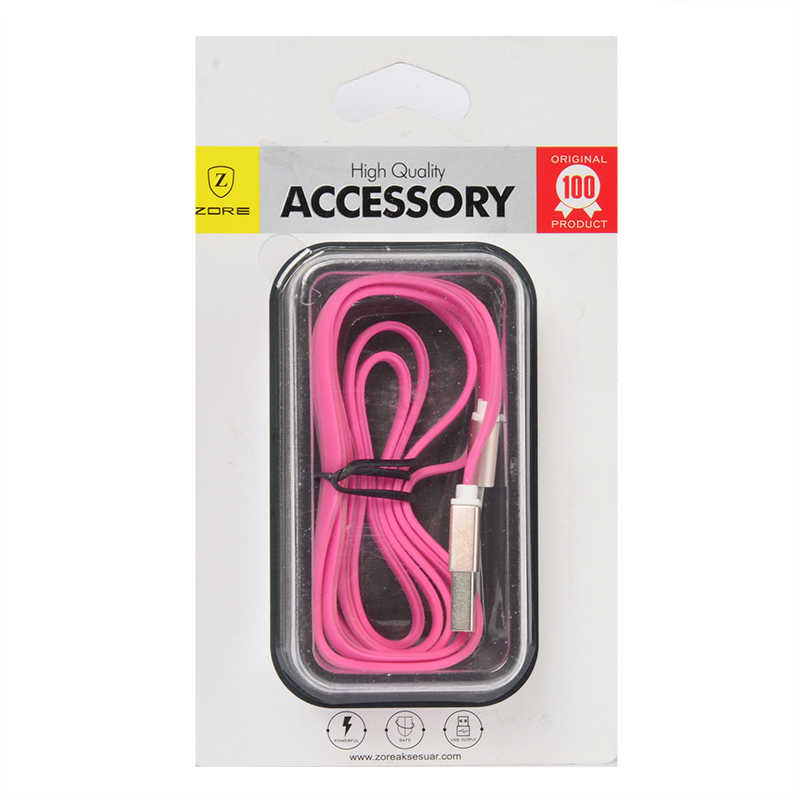 Zore%20High%20Speed%20Lightning%20Usb%20Kablo-Pembe