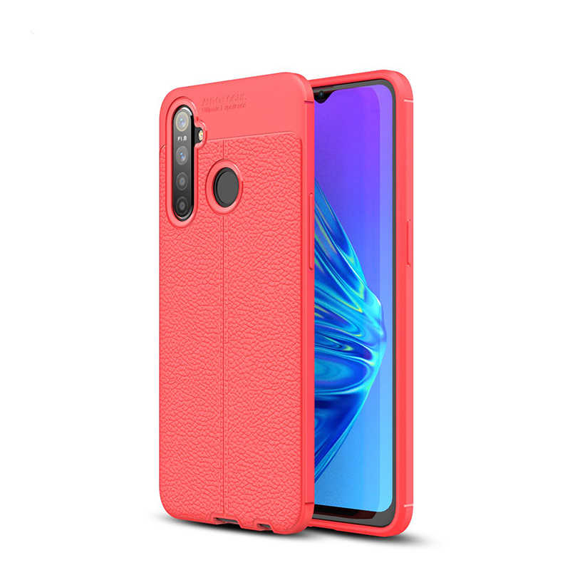 Realme%205İ%20Kılıf%20Zore%20Niss%20Silikon%20Kapak-Kırmızı