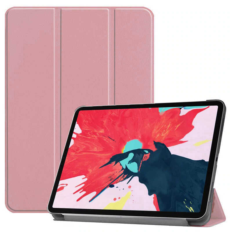 Apple%20iPad%20Pro%2011%202020%20(2.Nesil)%20Zore%20Smart%20Cover%20Standlı%201-1%20Kılıf-Rose%20gold