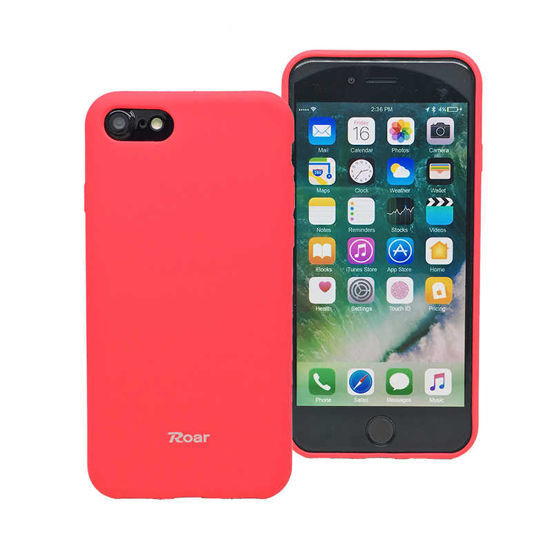 Apple%20iPhone%20SE%202020%20Kılıf%20Roar%20Jelly%20Kapak-Pembe%20koyu