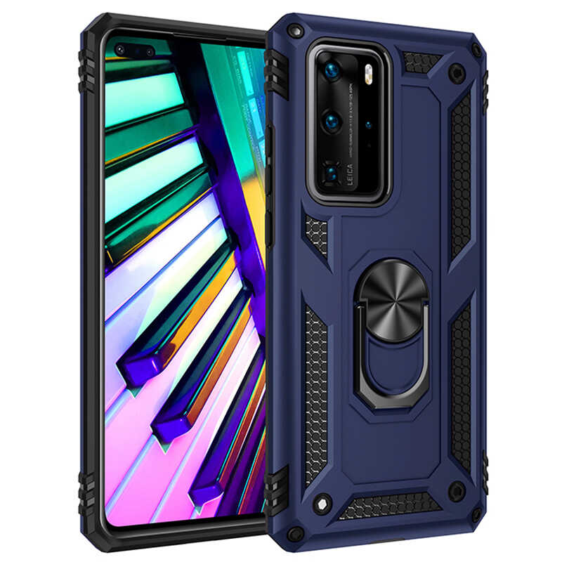 Huawei%20P40%20Pro%20Kılıf%20Zore%20Vega%20Kapak-Mavi