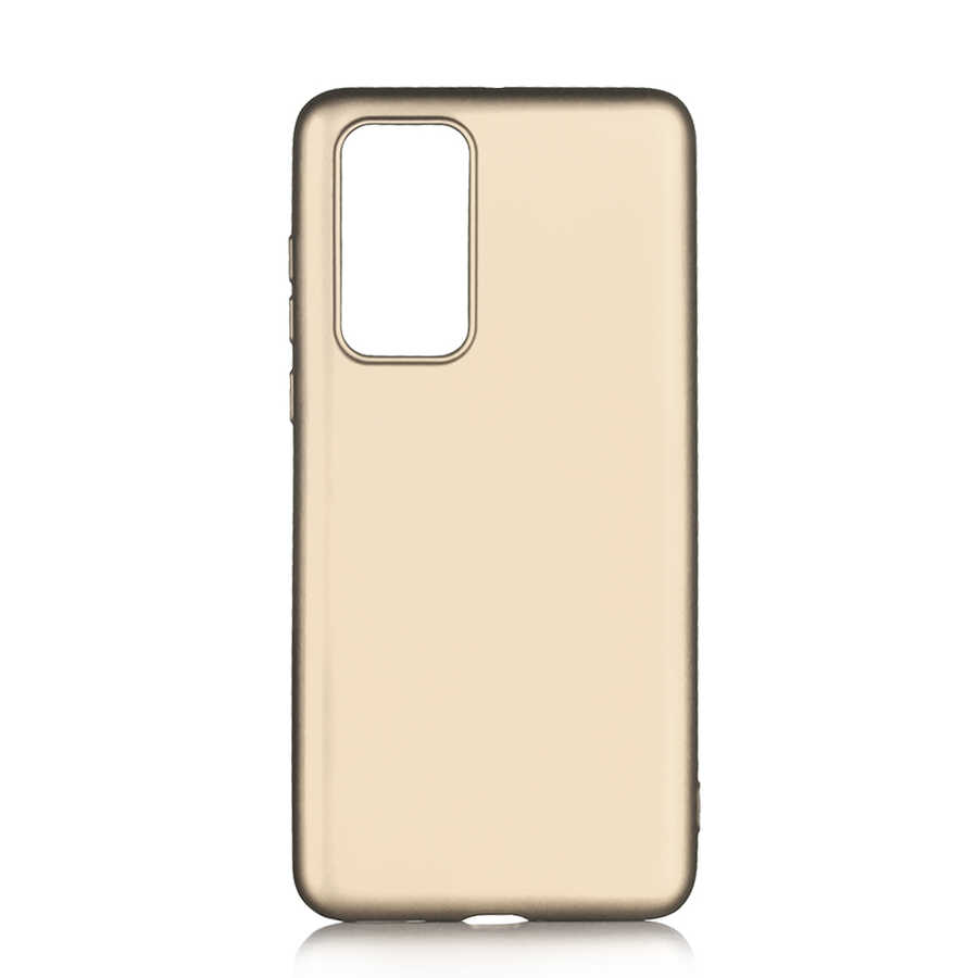 Huawei%20P40%20Kılıf%20Zore%20Premier%20Silikon%20Kapak-Gold