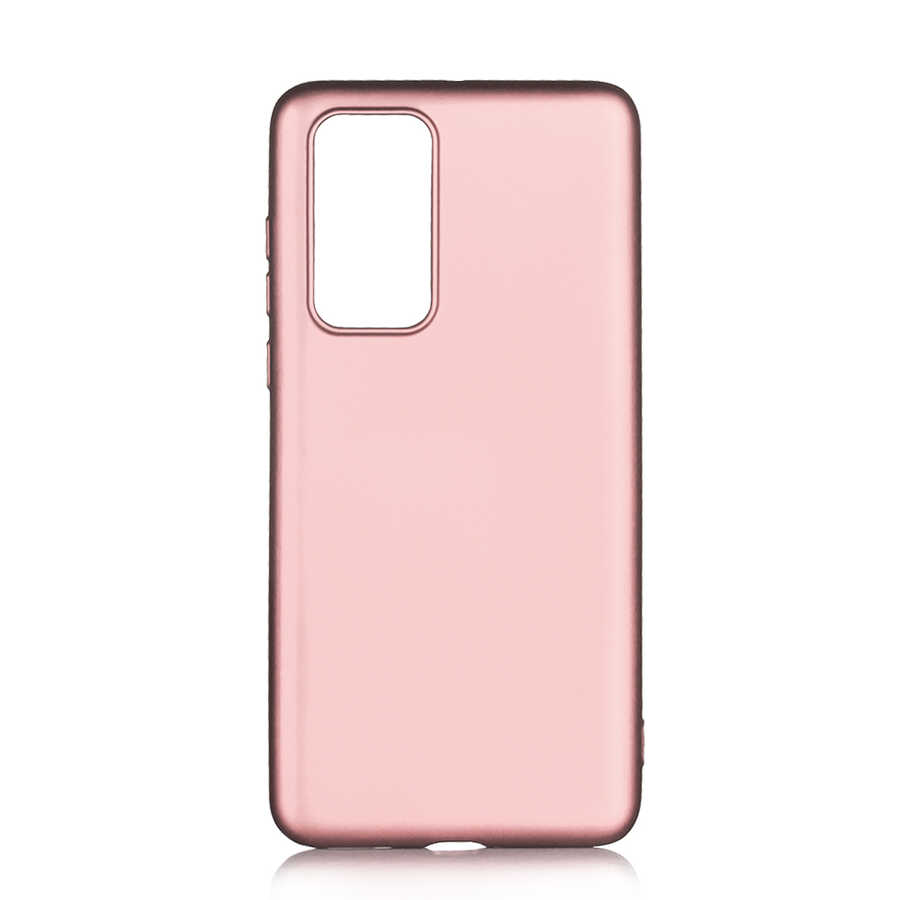 Huawei%20P40%20Kılıf%20Zore%20Premier%20Silikon%20Kapak-Rose%20gold