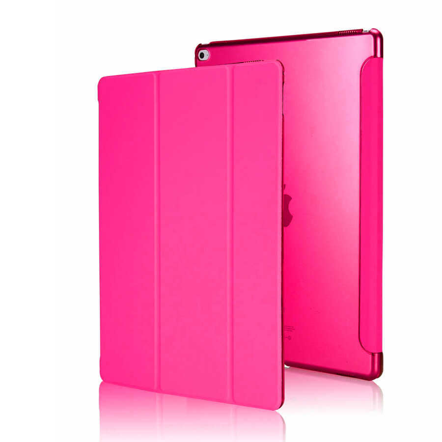 Apple%20iPad%20Pro%2012.9%202015%20Zore%20Smart%20Cover%20Standlı%201-1%20Kılıf-Pembe