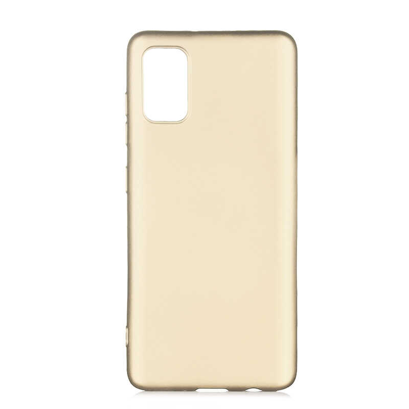 Galaxy%20A41%20Kılıf%20Zore%20Premier%20Silikon%20Kapak-Gold