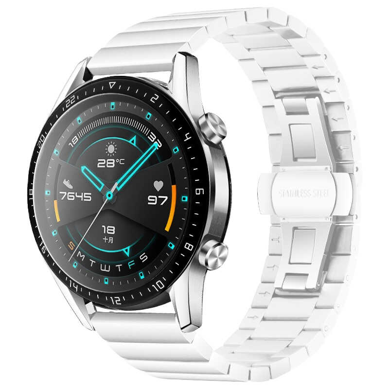 Galaxy%20Watch%2042mm%20(20mm)%20KRD-16%20Metal%20Kordon-Beyaz