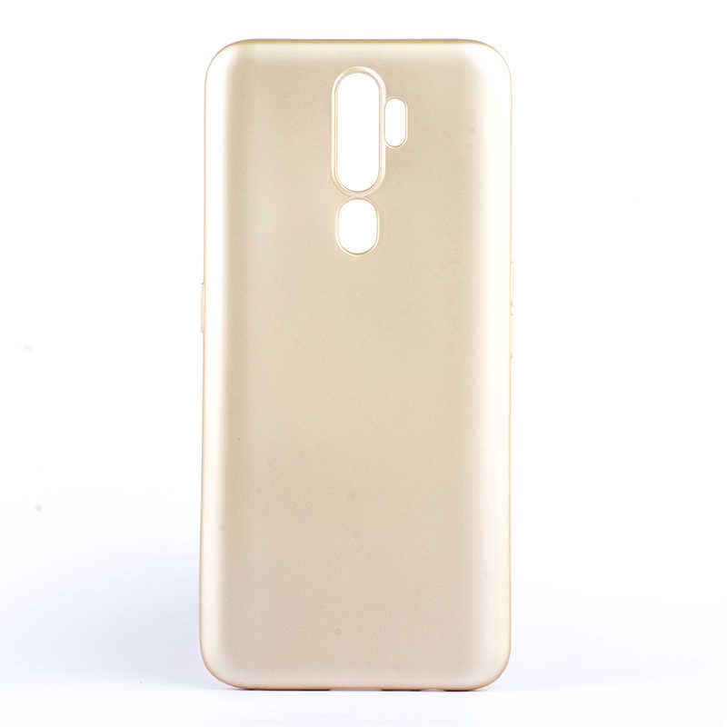 Oppo%20A9%202020%20Kılıf%20Zore%20Premier%20Silikon%20Kapak-Gold