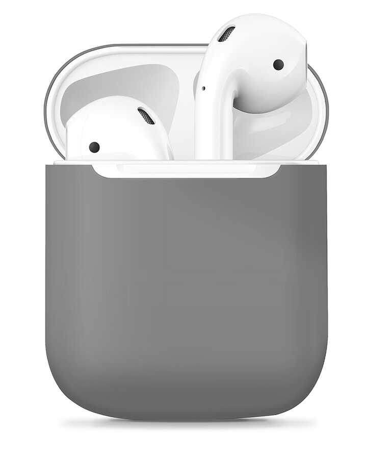 Apple%20Airpods%20Kılıf%20Zore%20Airbag%2013%20Silikon-Gri