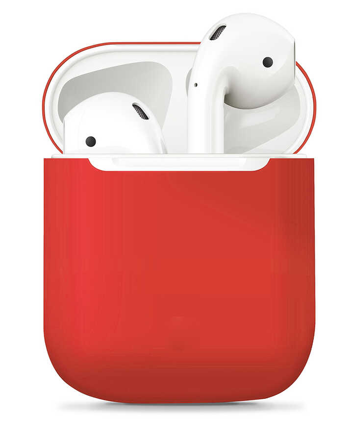 Apple%20Airpods%20Kılıf%20Zore%20Airbag%2013%20Silikon-Kırmızı