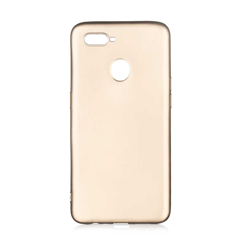 Oppo%20A12%20Kılıf%20Zore%20Premier%20Silikon%20Kapak-Gold