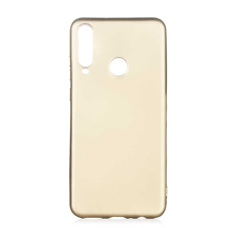 Huawei%20Y6P%20Kılıf%20Zore%20Premier%20Silikon%20Kapak-Gold