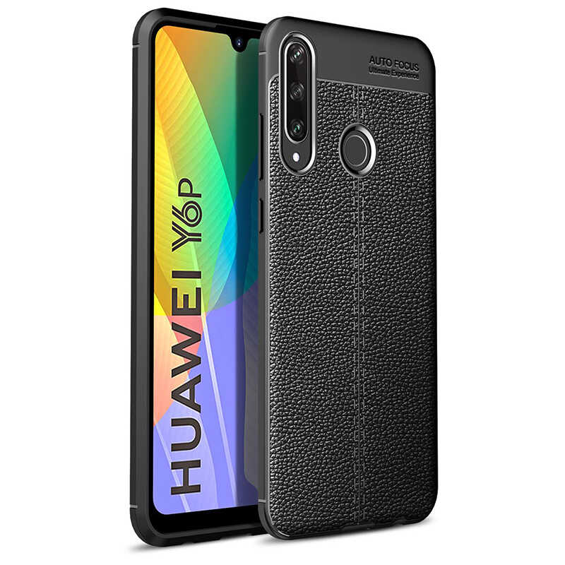 Huawei%20Y6P%20Kılıf%20Zore%20Niss%20Silikon%20Kapak-Siyah