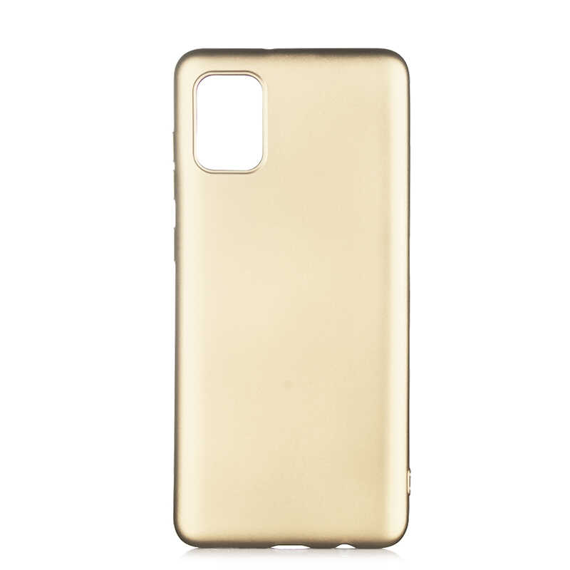 Galaxy%20A31%20Kılıf%20Zore%20Premier%20Silikon%20Kapak-Gold