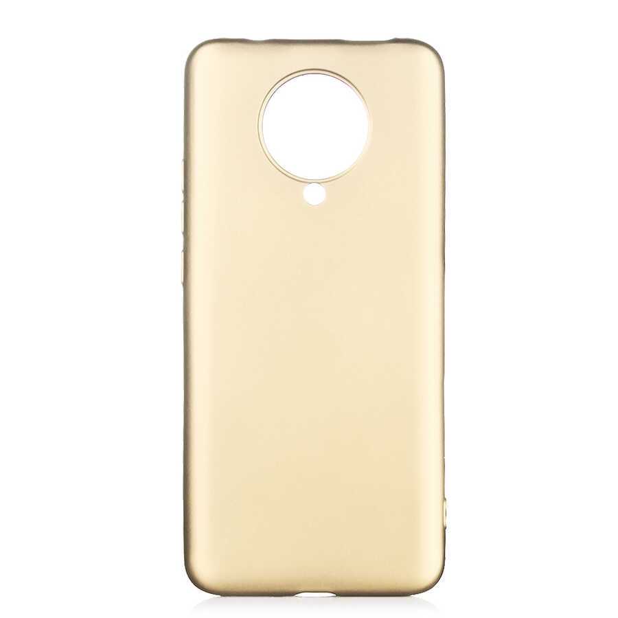 Xiaomi%20Poco%20F2%20Pro%20Kılıf%20Zore%20Premier%20Silikon%20Kapak-Gold