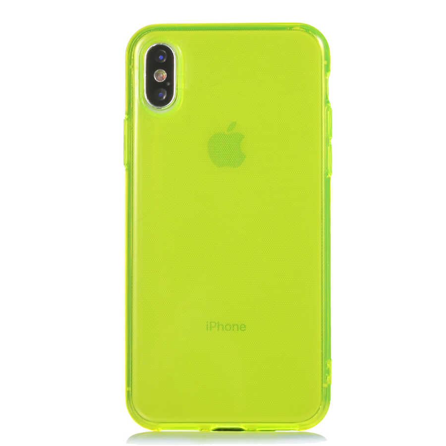 Apple%20iPhone%20XS%205.8%20Kılıf%20Zore%20Mun%20Silikon-Sarı