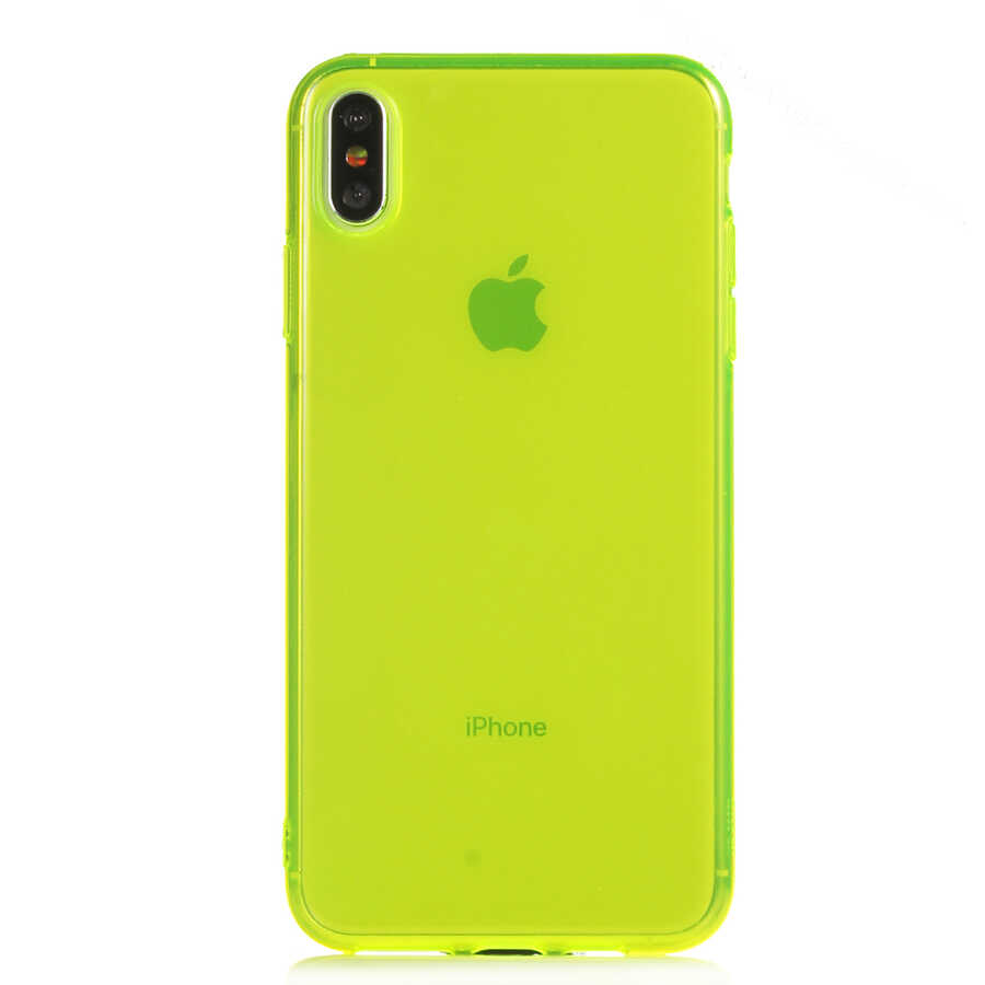 Apple%20iPhone%20XS%20Max%206.5%20Kılıf%20Zore%20Mun%20Silikon-Sarı