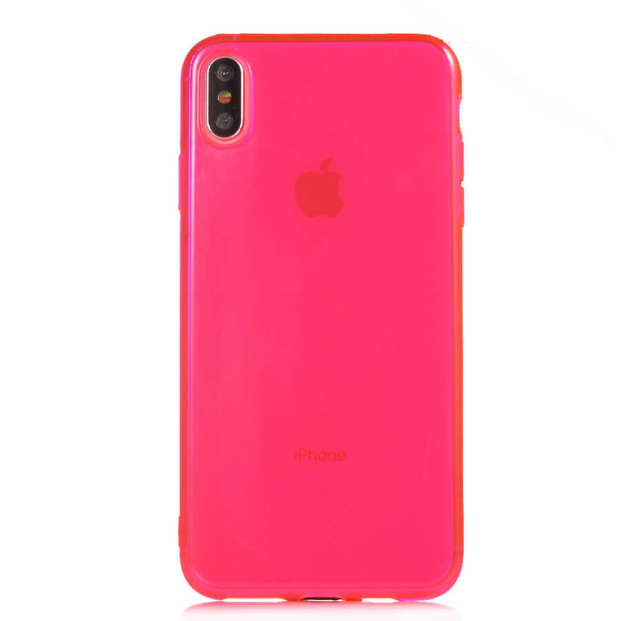 Apple%20iPhone%20XS%20Max%206.5%20Kılıf%20Zore%20Mun%20Silikon-Pembe