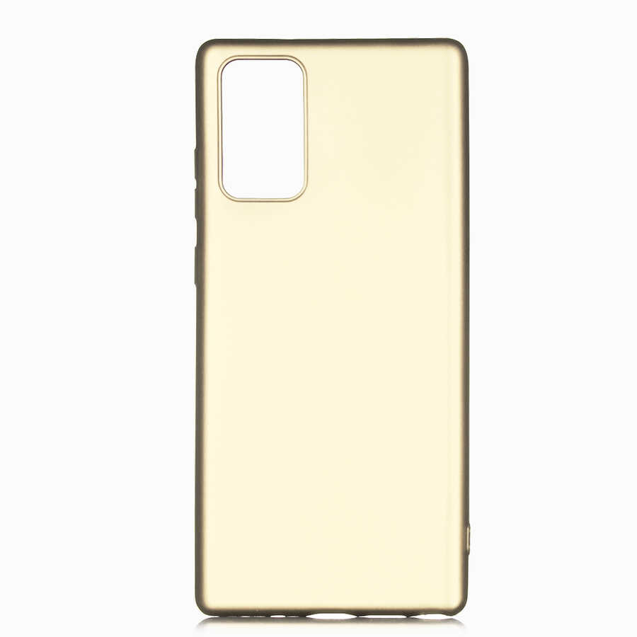 Galaxy%20Note%2020%20Kılıf%20Zore%20Premier%20Silikon%20Kapak-Gold