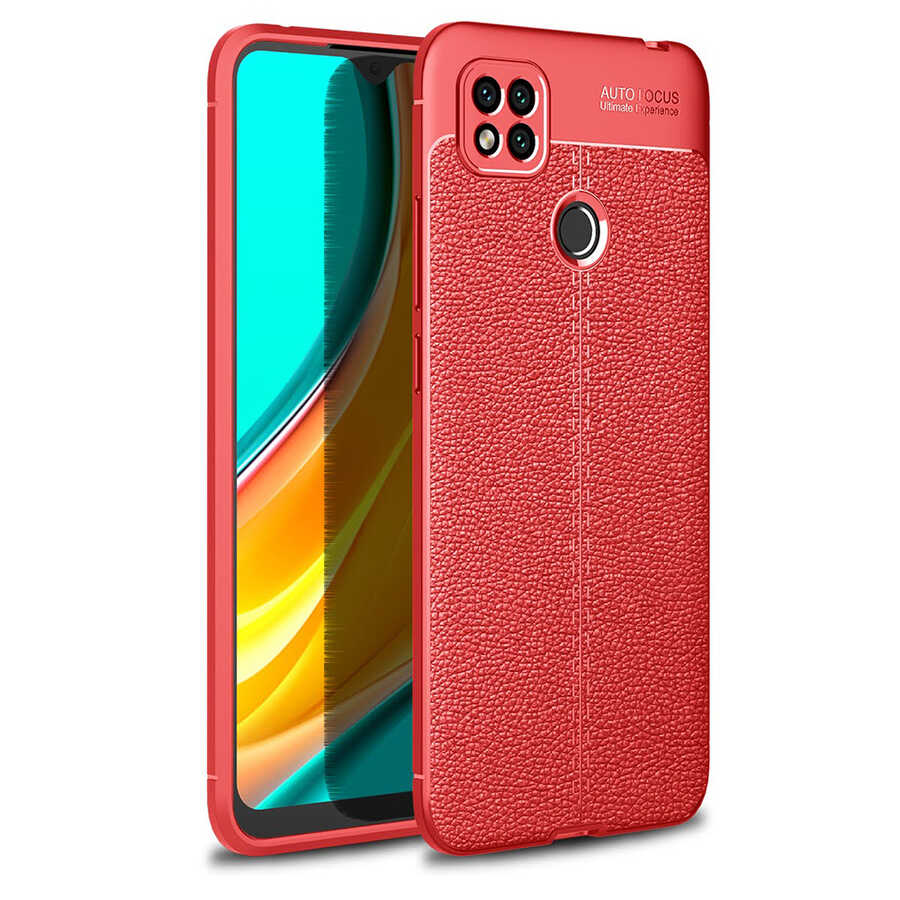 Xiaomi%20Redmi%209C%20Kılıf%20Zore%20Niss%20Silikon%20Kapak-Kırmızı