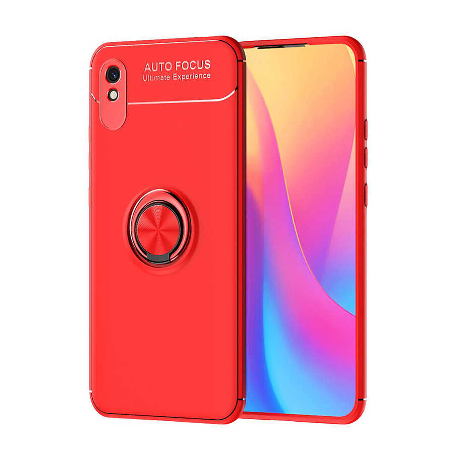 Xiaomi%20Redmi%209A%20Kılıf%20Zore%20Ravel%20Silikon%20Kapak-Kırmızı