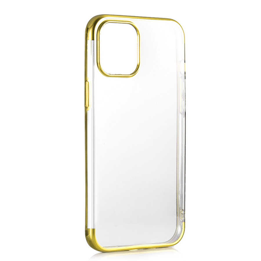 Apple%20iPhone%2012%20Kılıf%20Zore%20Dört%20Köşeli%20Lazer%20Silikon%20Kapak-Gold