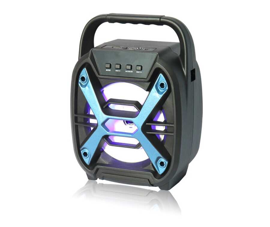 ​Zore%20ZQS-6110%20Bluetooth%20Speaker%20With%20FM%20Radio%20Hoparlör-Mavi