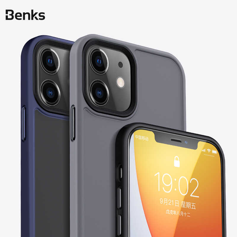 Apple%20iPhone%2012%20Mini%20Kılıf%20Benks%20Hybrid%20Kapak