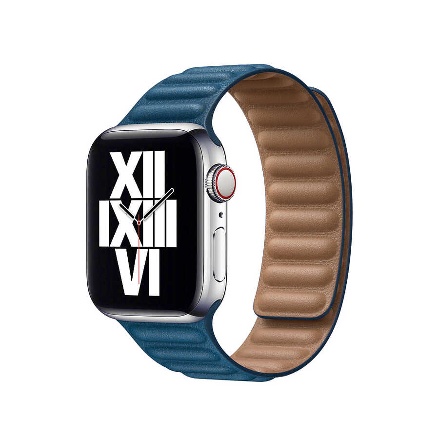 ​​​Apple%20Watch%2042mm%20KRD-34%20Deri%20Kordon-Mavi