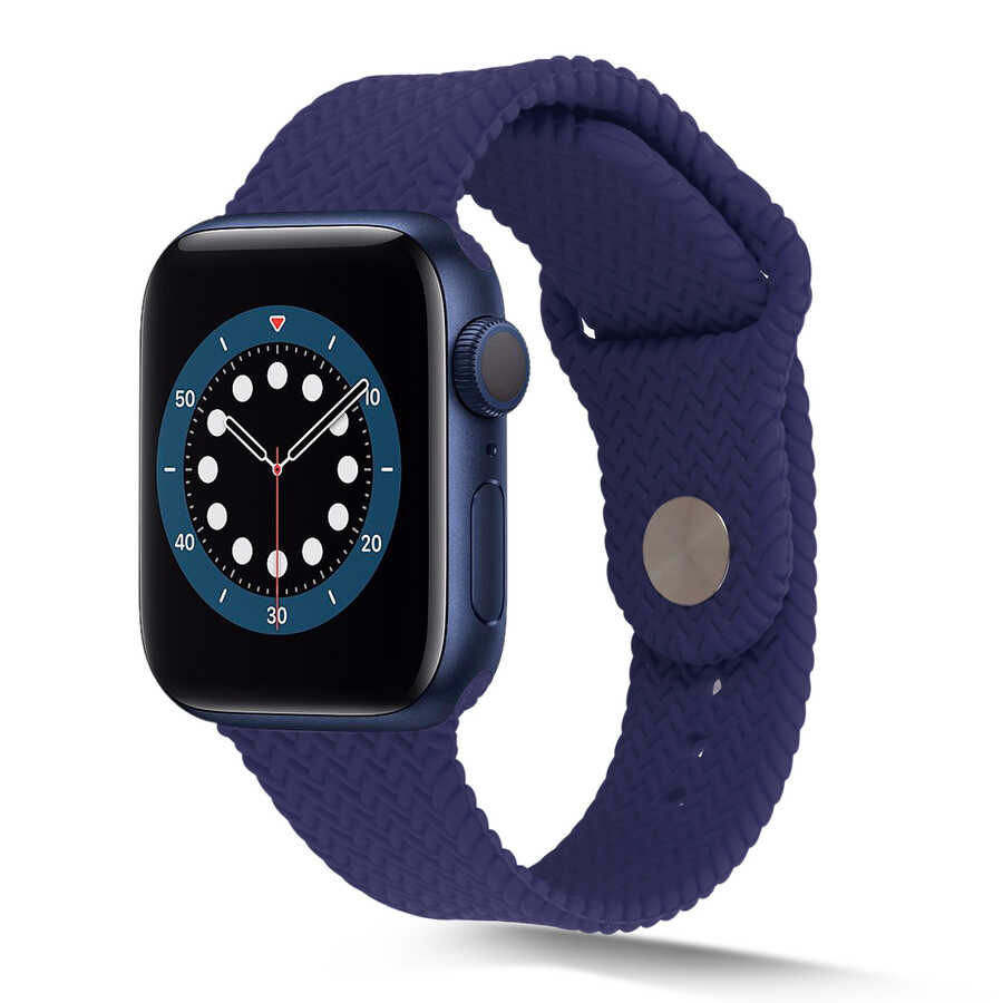 Apple%20Watch%2040mm%20KRD-37%20Silikon%20Kordon-Lacivert