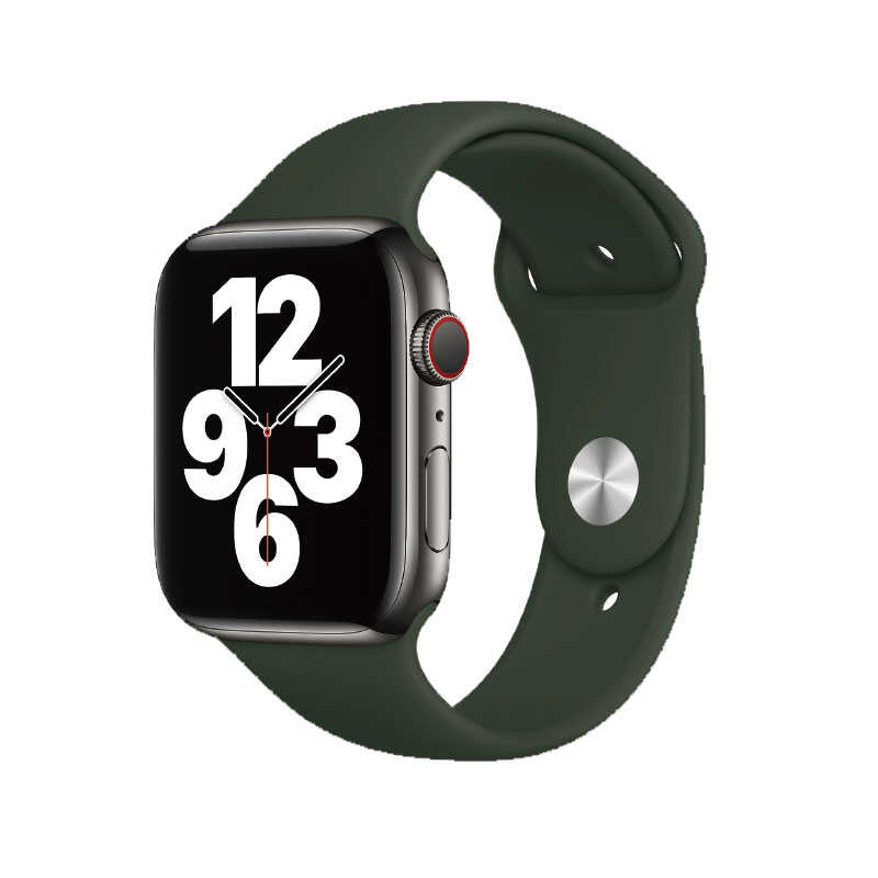 Apple%20Watch%2042mm%20Wiwu%20Sport%20Band%20Silikon%20Kordon-Koyu%20yeşil