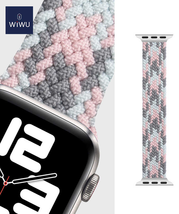 Apple%20Watch%2038mm%20Wiwu%20Braided%20Solo%20Loop%20Contrast%20Color%20Small%20Kordon