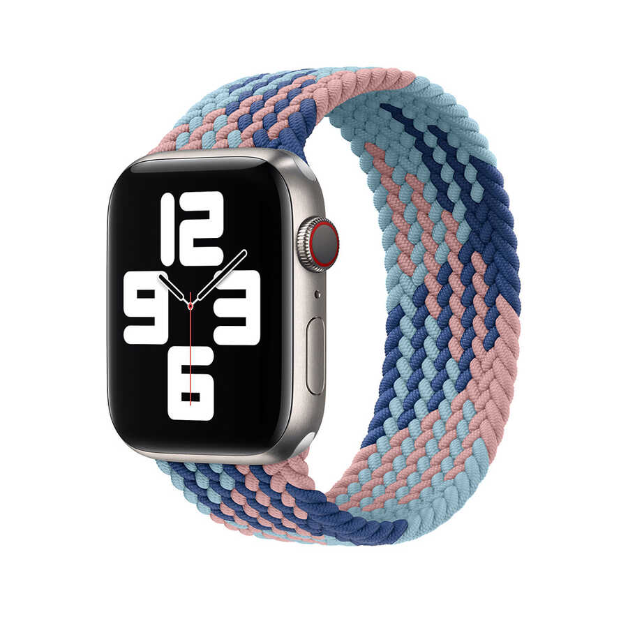 Apple%20Watch%2038mm%20Wiwu%20Braided%20Solo%20Loop%20Contrast%20Color%20Small%20Kordon