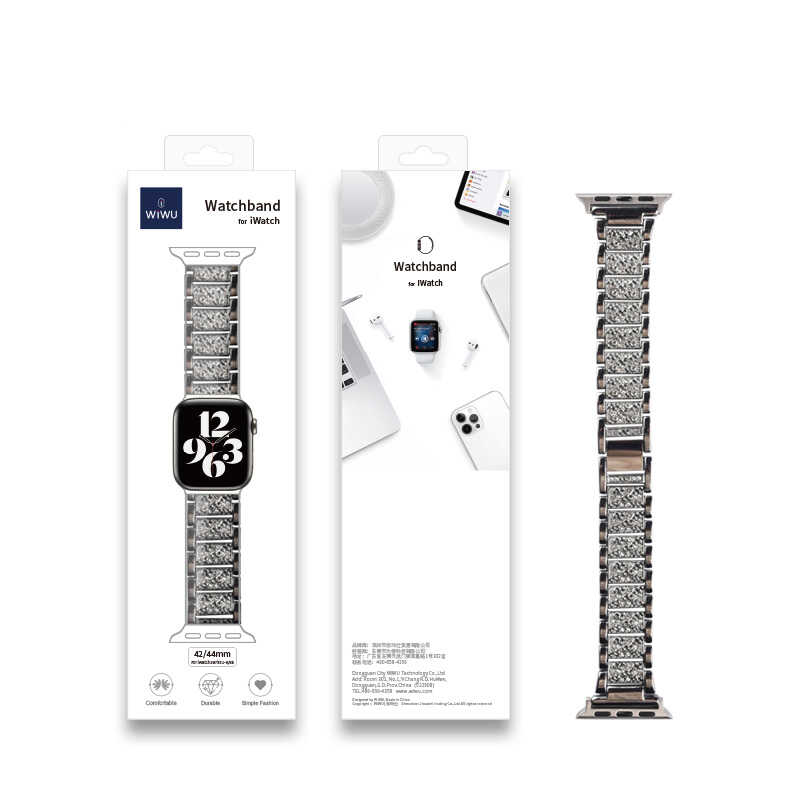 Apple%20Watch%2044mm%20Wiwu%20Three%20Beads%20Set%20Auger%20Metal%20Kordon