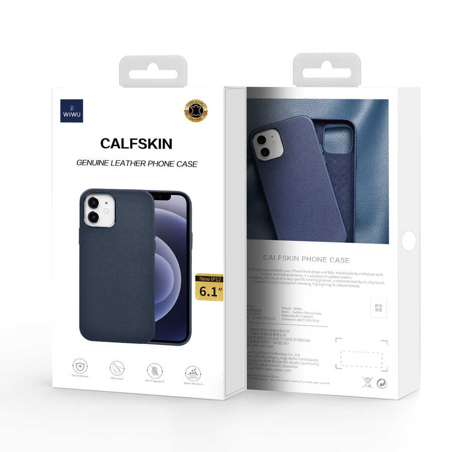 Apple%20iPhone%2012%20Kılıf%20Wiwu%20Calfskin%20Kapak