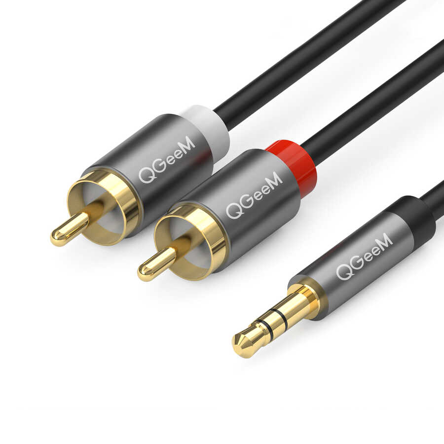 Qgeem%20QG-AU09%203.5mm%20To%20RCA%20Aux%20Audio%20Kablo%201.5M